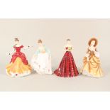 Royal Doulton figurines, Sandra HN 5413, Belle HN 5401,