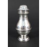 A silver spice pot by C J Vander,