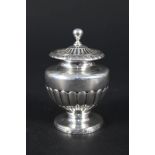 A Georgian silver pounce pot by Rebecca Emes and Edward Barnard I,