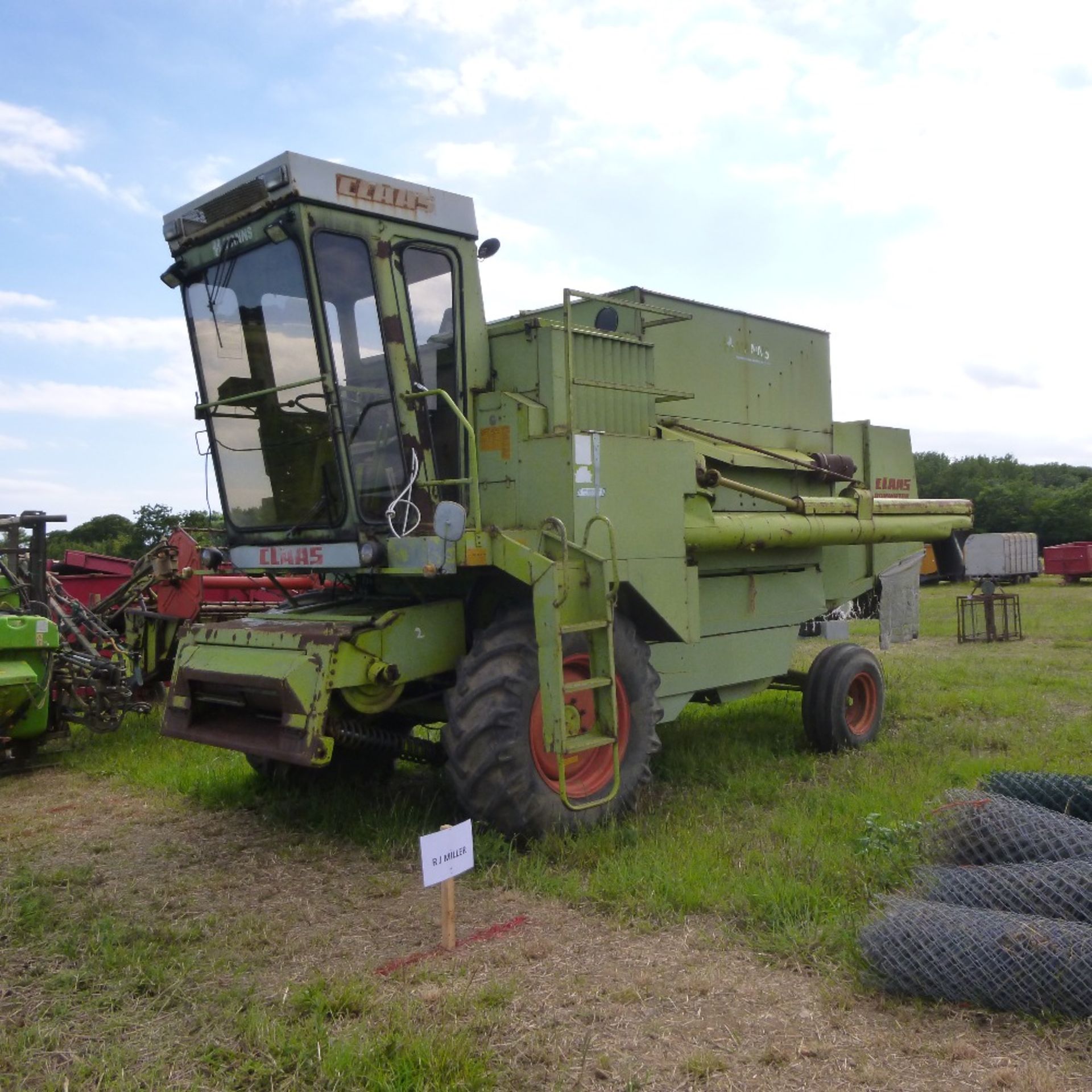 Claas Dominator 85 combine, 1979, reg: WER 345T, diesel, 15ft header,