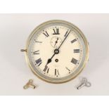 A Smiths brass ships clock