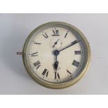 A Smiths brass ships clock