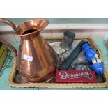 A copper harvest jug,