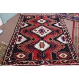 A Persian geometric carpet,