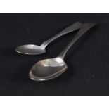 A silver spoon by Hester Bateman,
