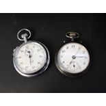 A Smiths British Rail (Eastern) pocket watch plus one other