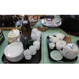 A continental porcelain coffee set,