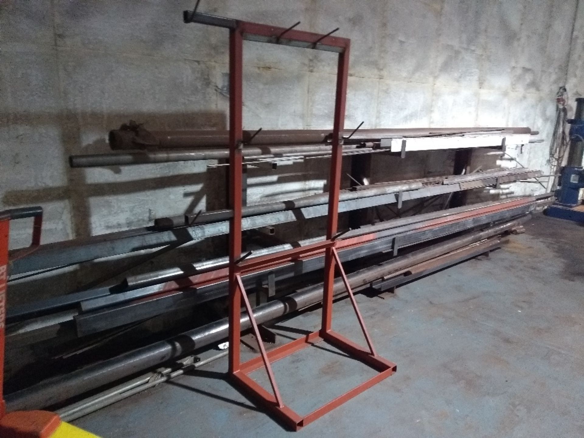 Qty of Steel - box sections, tubes, racking and stand. No VAT on this item. - Image 2 of 2