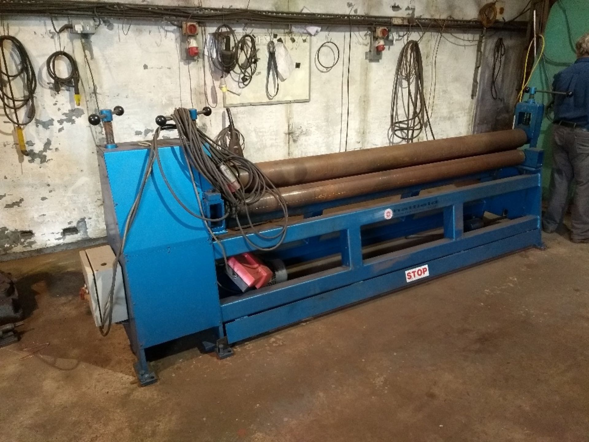 Set of 8ft Waltons Engineering Metal Sheet Rollers (2004) motorised - PYR/2500/3,