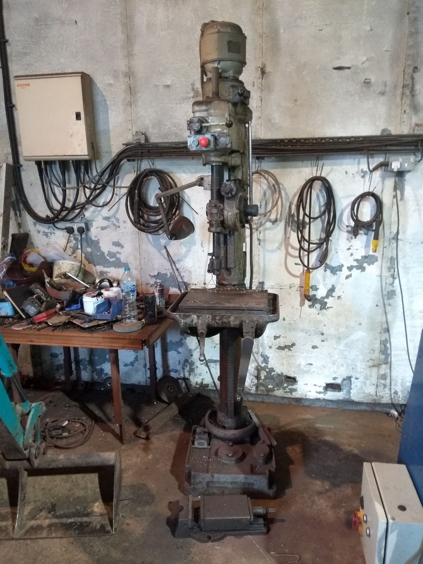 Pedestal drill, 3 phase Electrical Safety Test Passed (2.8.19).