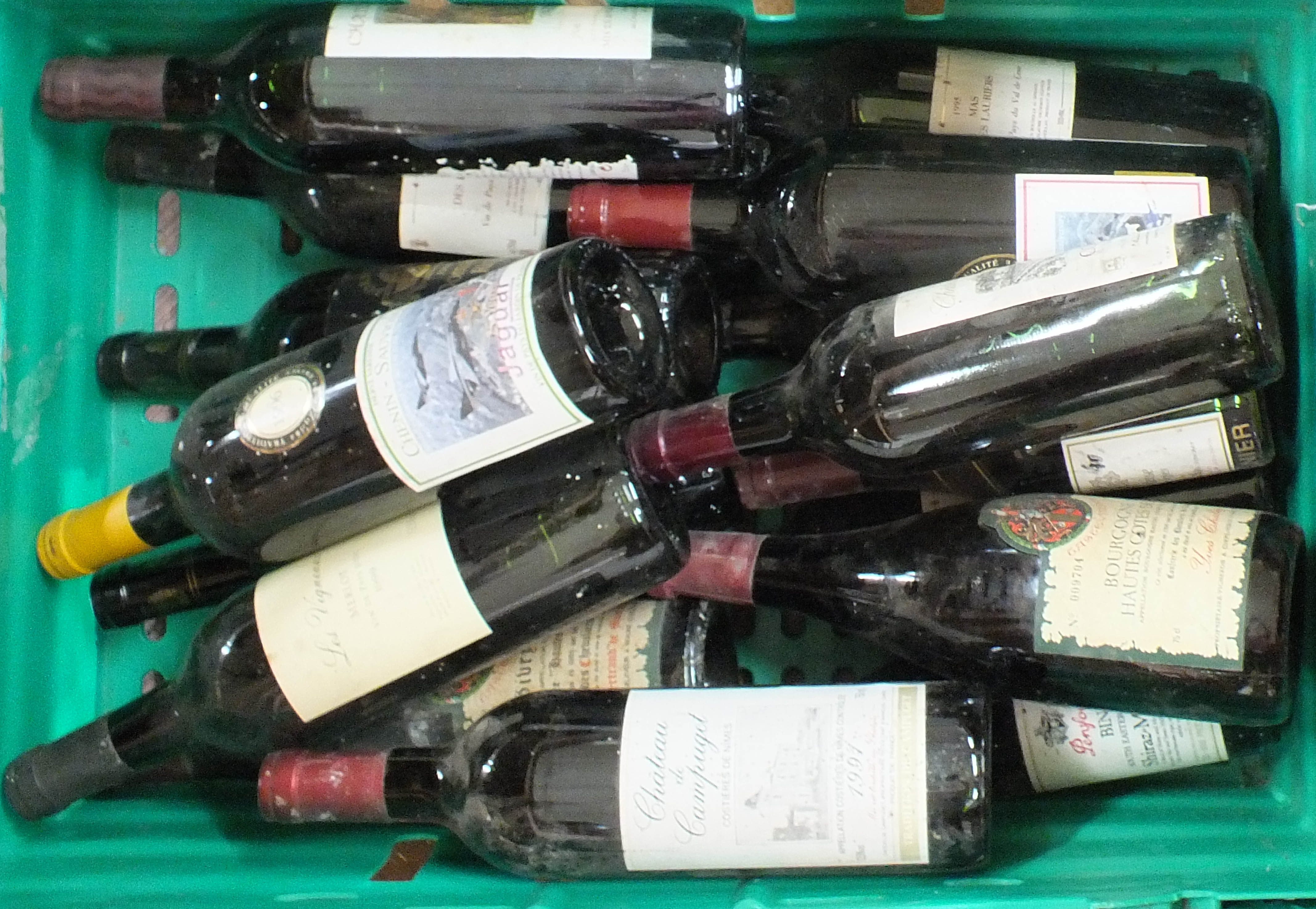Wines to include Penfolds 1992 Bin 2 shiraz Mourvedre, 1995 Mas des Laurieds,