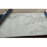 Norie, A Chart of the English Channel and part of the St Georges Channels 1878,