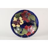 A Moorcroft hibiscus bowl,