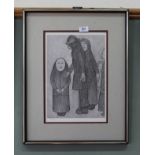 L S Lowry limited edition print 'Family Discussion', 775/850,