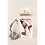 Boxed Beneagles Osprey ceramic Scotch whisky