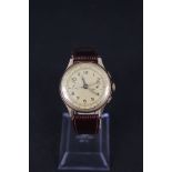 A gents 18ct gold wristwatch
