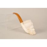 A Meerschaum Turks head pipe