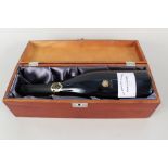 A cased bottle of La Grande Annee champagne 2004