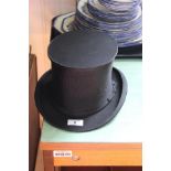 A folding top hat by Cibus Chandos St London