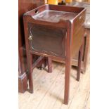 A Regency mahogany pot cupboard