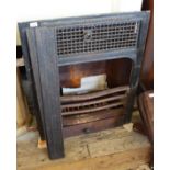 A 19th Century cast fire place marked Hygiastic Stove of Hendry & Pattisson, W.