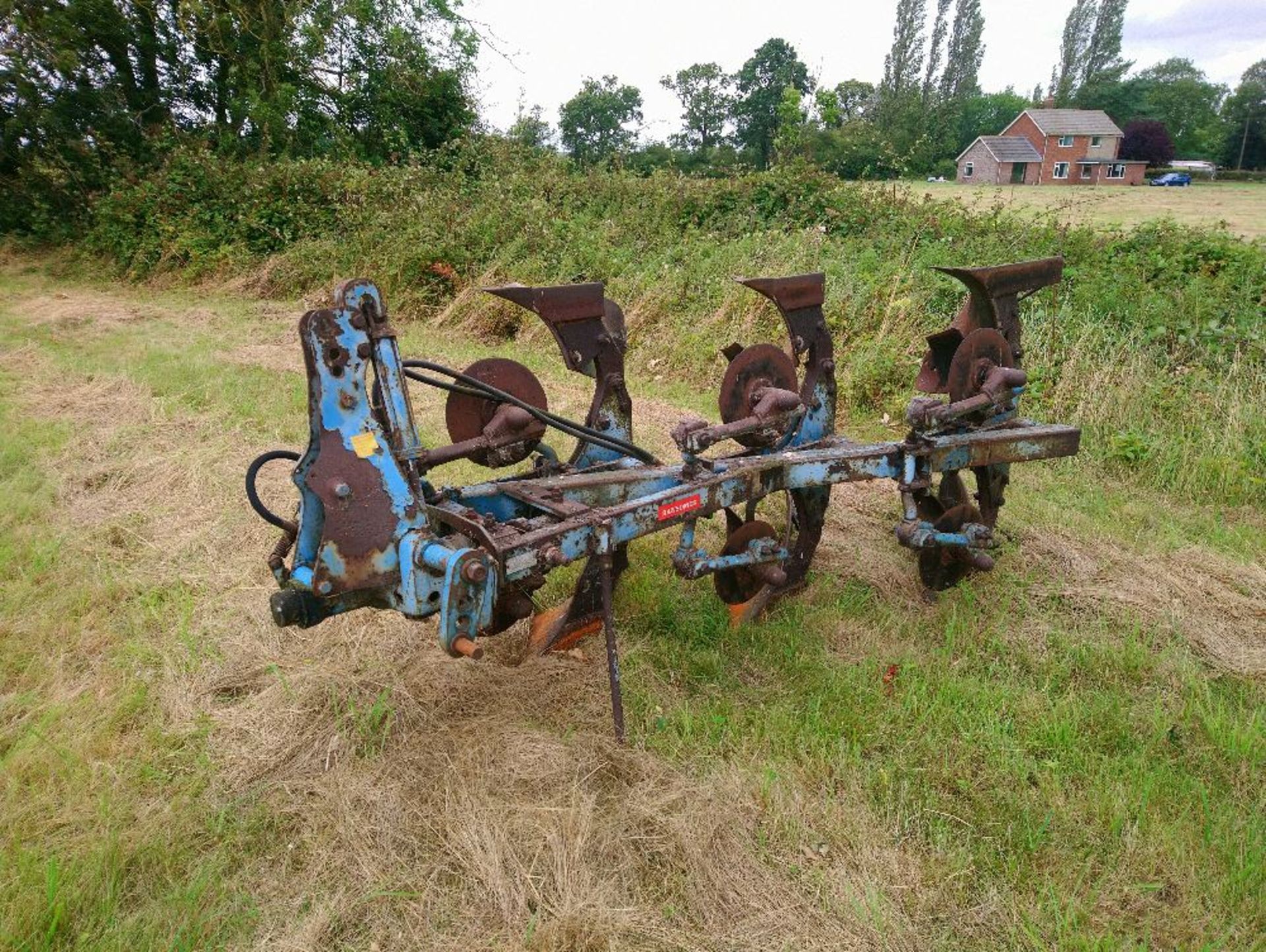 3 furrow Ransomes plough