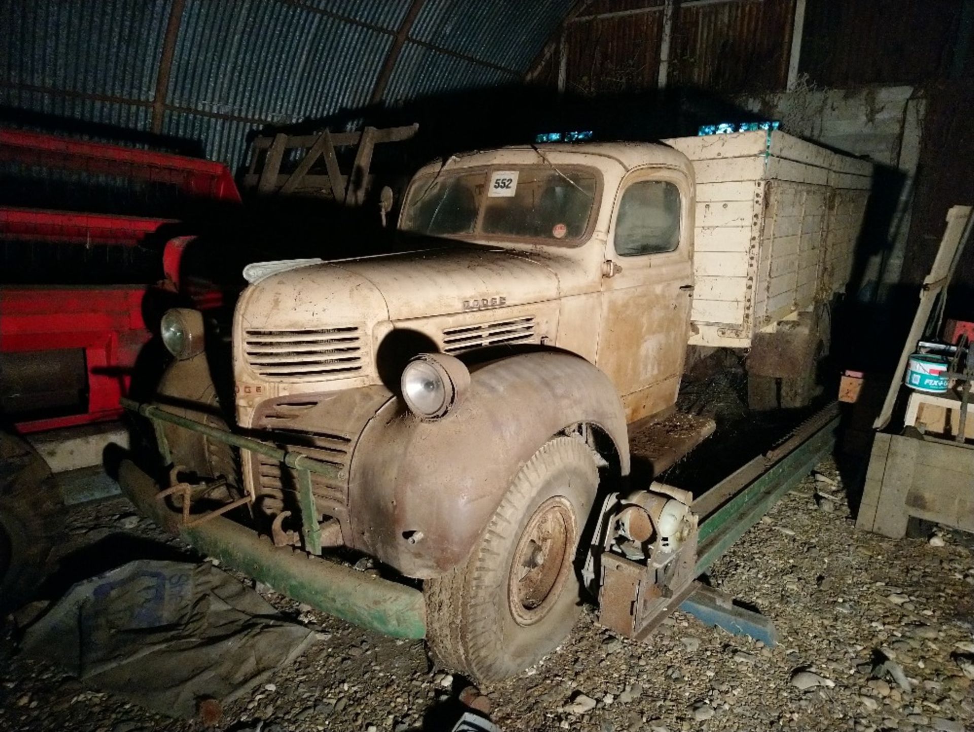 1944 Dodge Lorry Chassis Model D-60420-C-T, Cab Model 21, Chassis Serial No. 91075.