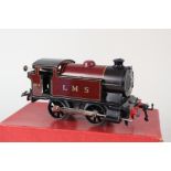 A boxed Hornby 0 gauge clockwork loco,