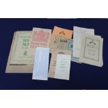 A packet of mixed mainly WWII ephemera