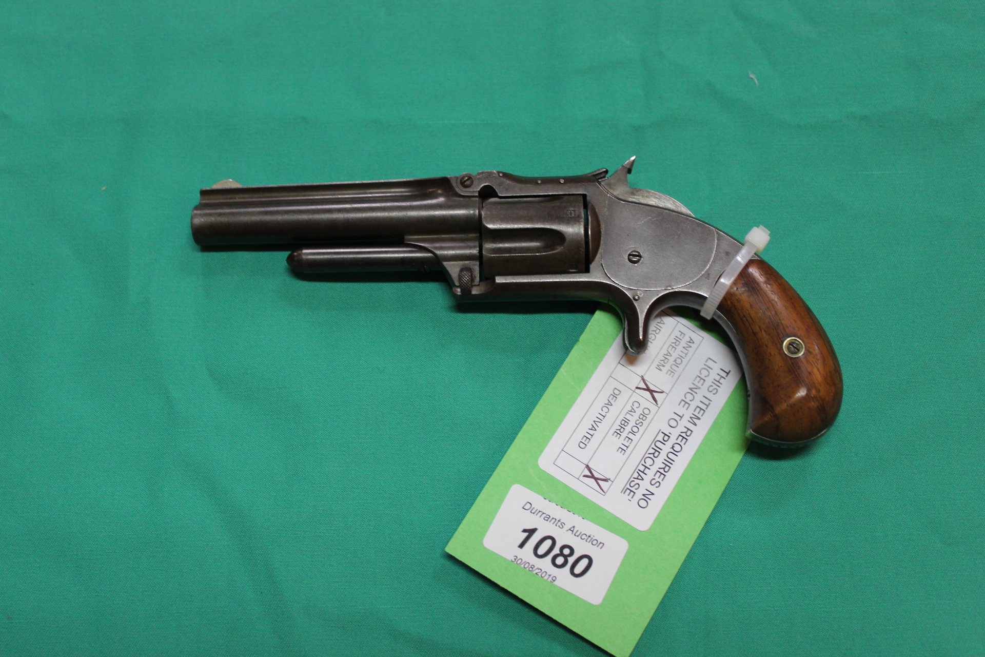 A Smith & Wesson model No.1 1/2 second issue .