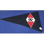 A German Hitler youth (PATTERN) large pennant