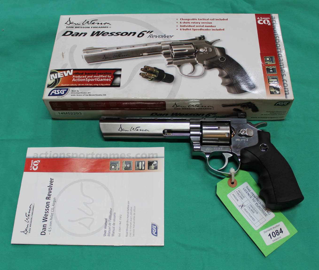 A Dan Wesson 6" revolver .