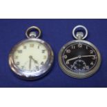 A General Service pocket watch with outer cover with a WWI example