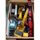 Various Joal and Corgi trucks and loaders