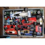 Various large scale racing cars, Burago,