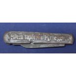 A WWI era German patriotic pocket knife (as found)