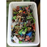 A large tub of vintage Britains detail figures