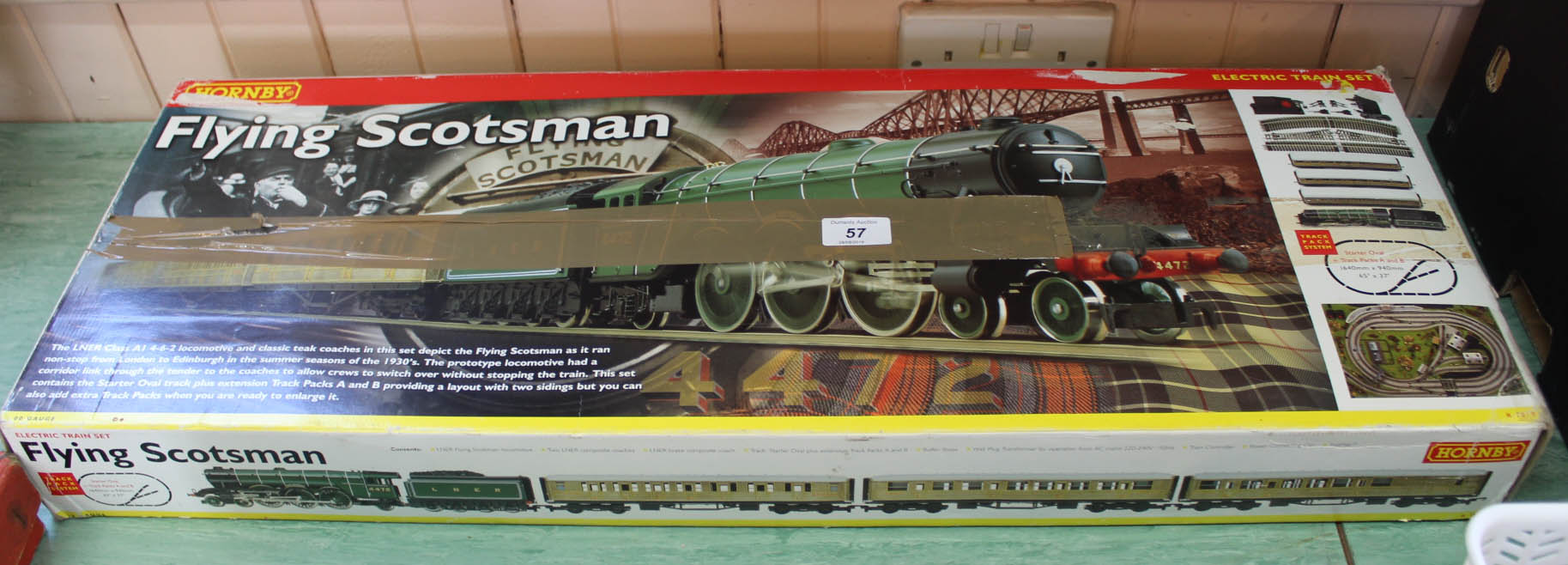 A boxed Hornby R1019 Flying Scotsman set