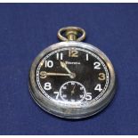 A Helvetia military WWII pocket watch