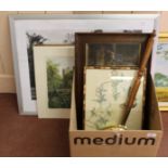 Various pictures to include Rennie watercolours,