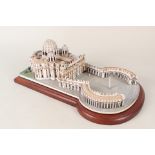 A model of The Vatican on wooden base
