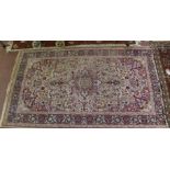 A Persian floral rug,