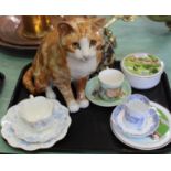 Hinton and Winstanley cats plus other china