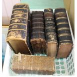 Antiquarian volumes to include Latin Bible c16th Century,