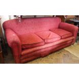 A large three seater sofa