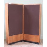 A pair of late 1980's teak Realistic loud speakers