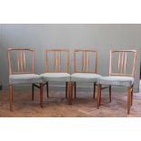 A set of four Gordon Russell teak chairs