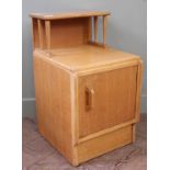 A light oak vintage G Plan bedside cabinet with EG stamp for Ernest Gomme