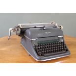 An Olympia 399 manual typewriter made in West Germany