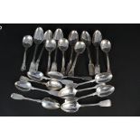 A mixed lot of silver spoons, various makers,